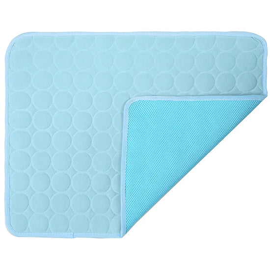 Summer Pet Ice Mat Cat Pet Cooling Mat Dog Pad Breathable Cat Cool Mat for Sofa/Bed Portable & Washable Pet Cooling Blanket Mat
